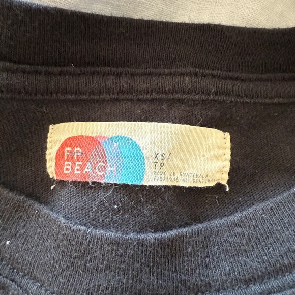 Free People black beachy tunic dress - Picture 4 of 4